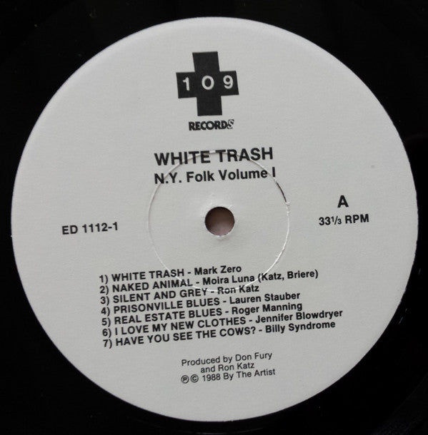 Various : White Trash (New York Folk - Volume One) (LP, Comp)