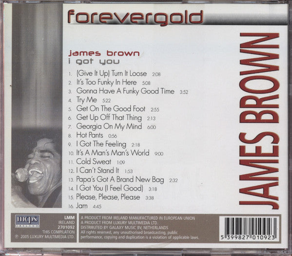 James Brown : I Got You (CD, Album, RE)