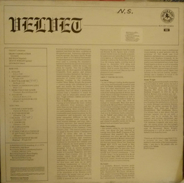 Velvet (40) : Velvet (LP, Album)