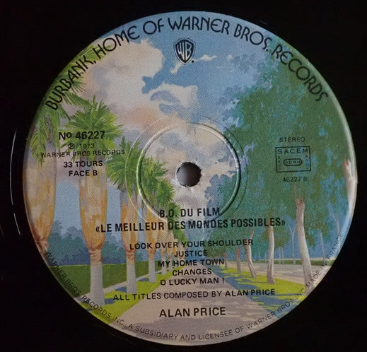 Alan Price : Le Meilleur Des Mondes Possibles (O Lucky Man)  (LP, Album, Gat)