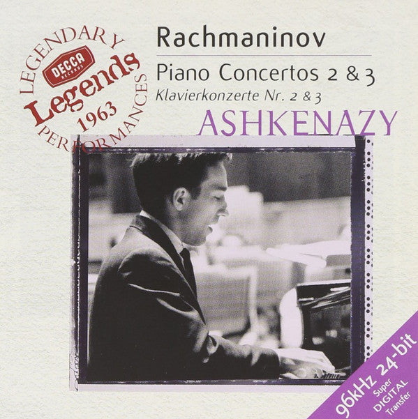 Sergei Vasilyevich Rachmaninoff - Vladimir Ashkenazy : Piano Concertos 2 & 3 (CD, Comp, RM)