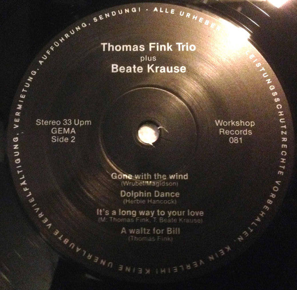 Thomas Fink (2), Rainer Glas, Rudi Roth & Beate Krause : A Waltz For Bill (LP, Album)