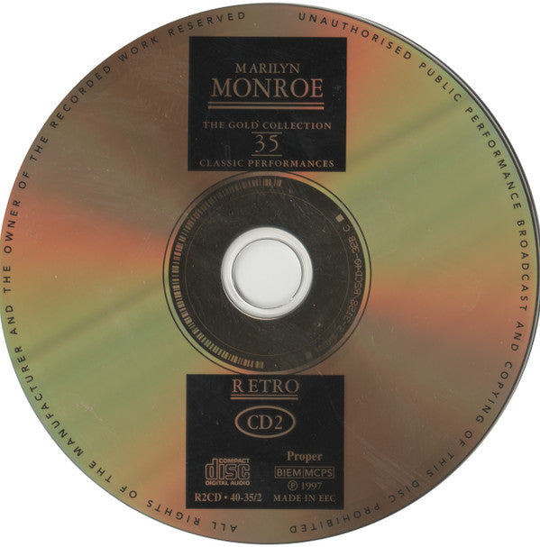 Marilyn Monroe : Marilyn Monroe (2xCD, Comp, Dlx)