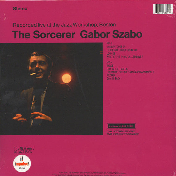 Gabor Szabo : The Sorcerer (LP, Album, RE, 180)