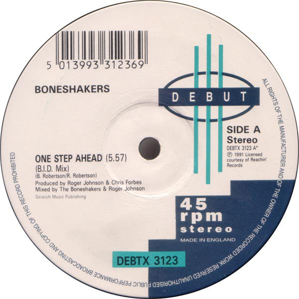 Boneshakers : One Step Ahead (12")