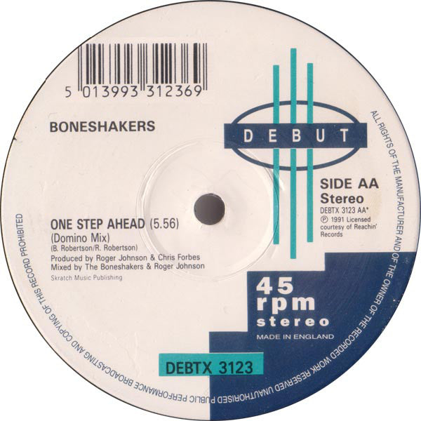 Boneshakers : One Step Ahead (12")