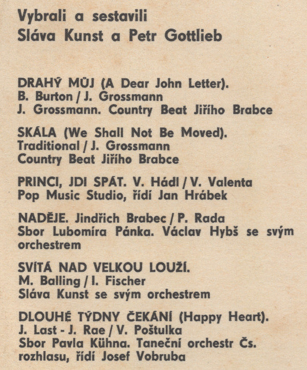 Naďa Urbánková : Drahý Můj (LP, Comp, Mono)