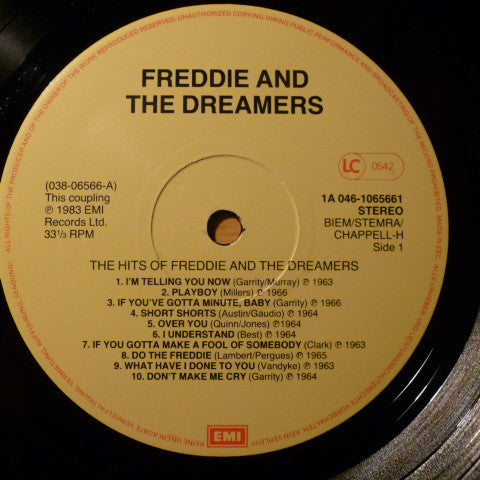 Freddie & The Dreamers : The Hits Of Freddie & The Dreamers (LP, Comp)