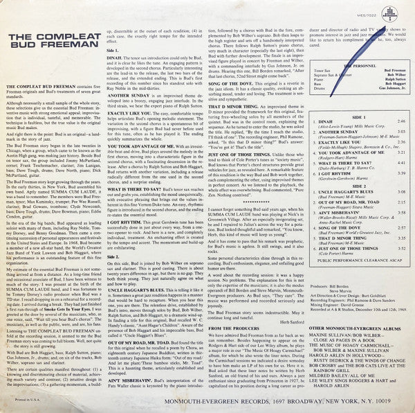 Bud Freeman : The Compleat Bud Freeman (LP, Album)