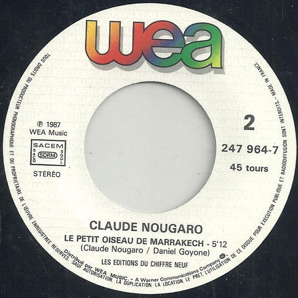 Claude Nougaro : Lady Liberty (7", Single)