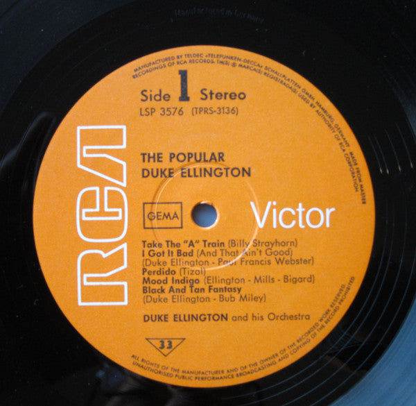 Duke Ellington And His Orchestra : The Popular Duke Ellington (LP, Album)