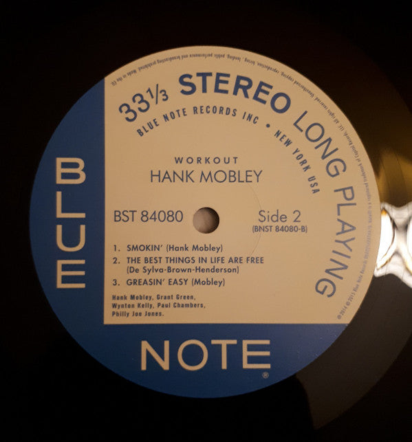 Hank Mobley : Workout (LP, Album, RE, RM, 180)