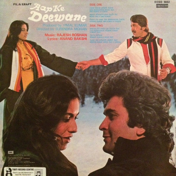 Rajesh Roshan, Anand Bakshi : Aap Ke Deewane (LP)