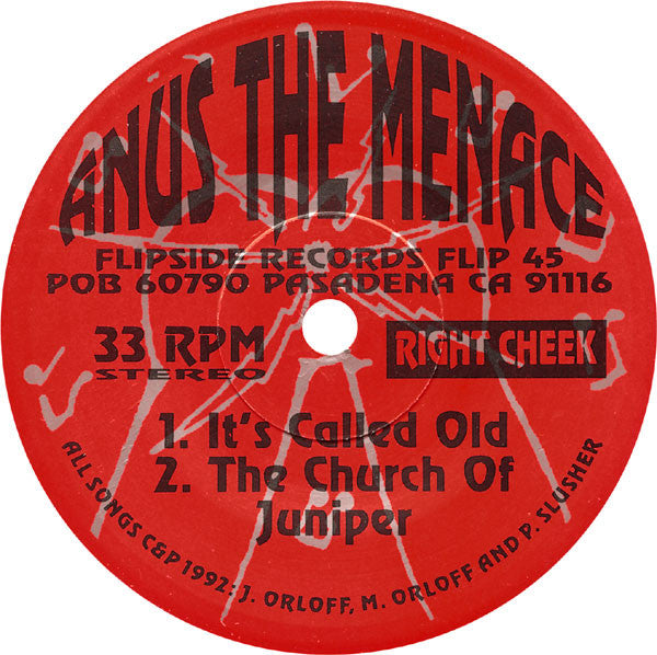 Anus The Menace : Yeah Right (7")