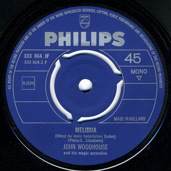 John Woodhouse : Melodia (7", Single, Mono)