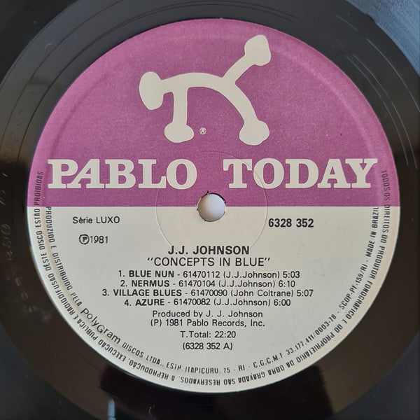 J.J. Johnson : Concepts In Blue (LP, Album)