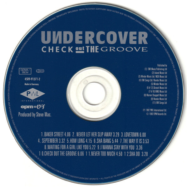 Undercover : Check Out The Groove (CD, Album)
