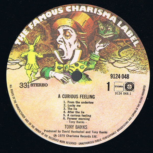 Tony Banks : A Curious Feeling (LP, Album)