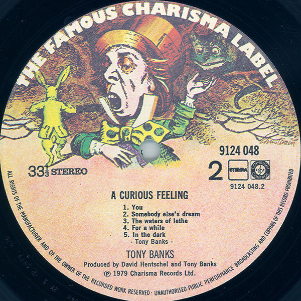 Tony Banks : A Curious Feeling (LP, Album)