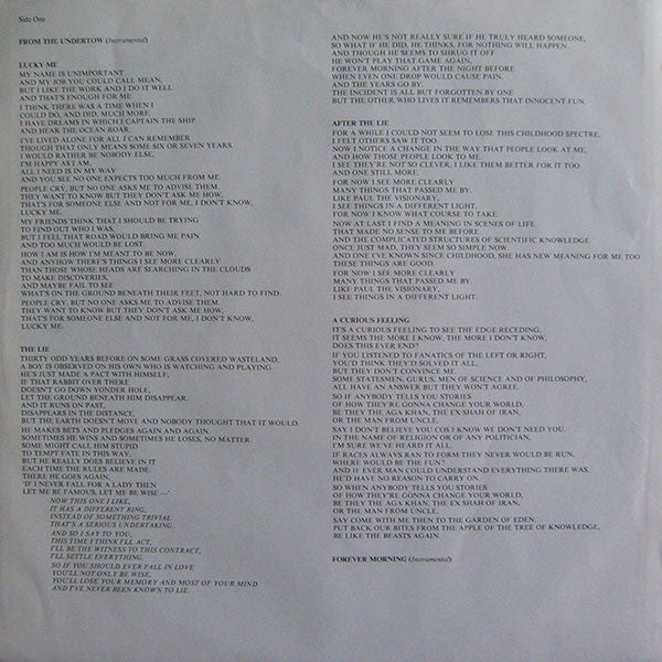 Tony Banks : A Curious Feeling (LP, Album)