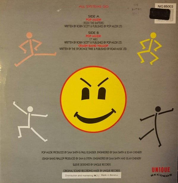 All Systems Go : Pop Muzik (12")