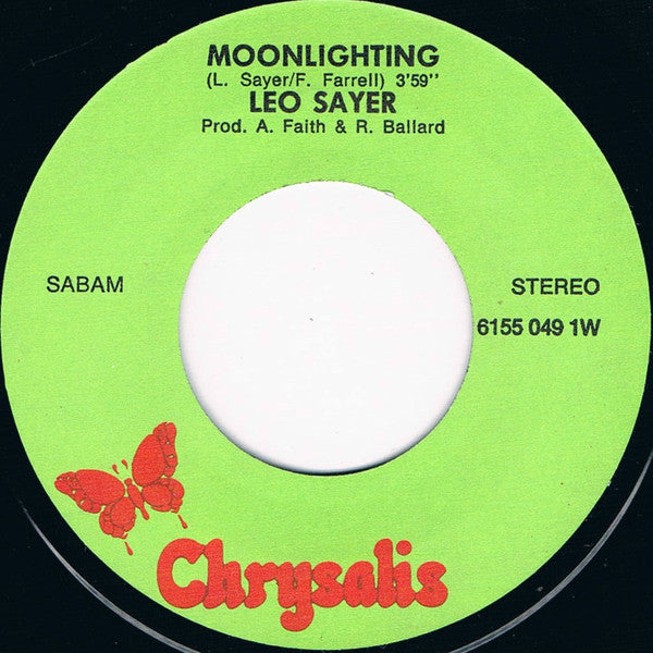 Leo Sayer : Moonlighting (7", Single)