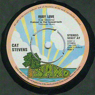 Cat Stevens : Ruby Love (7", Single)