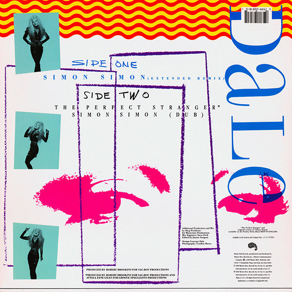 Dale Bozzio : Simon Simon (12", Maxi)