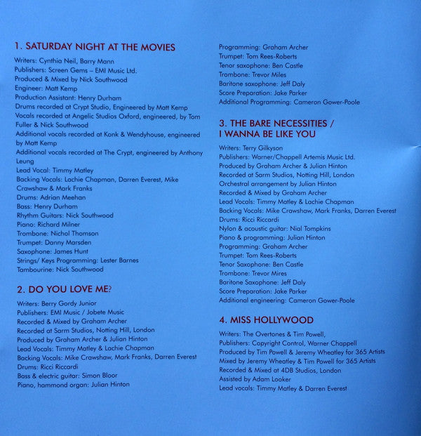 The Overtones (3) : Saturday Night At The Movies (Limited Christmas Edition) (CD, Album, S/Edition)