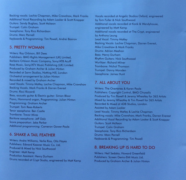 The Overtones (3) : Saturday Night At The Movies (Limited Christmas Edition) (CD, Album, S/Edition)