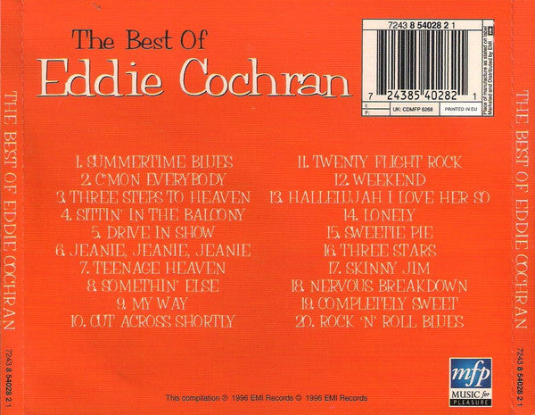 Eddie Cochran : The Best Of (CD, Comp)