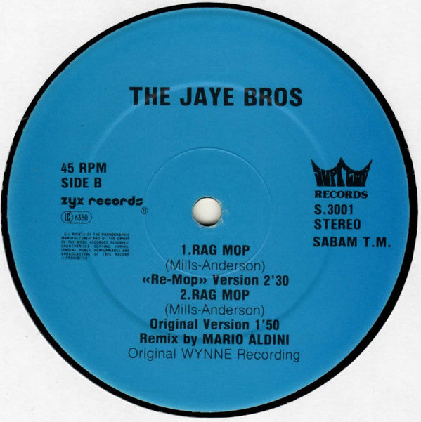 The Jaye Bros : Rag Mop (12")