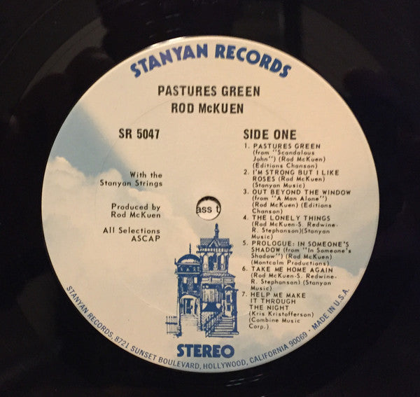 Rod McKuen : Pastures Green (LP, Comp)
