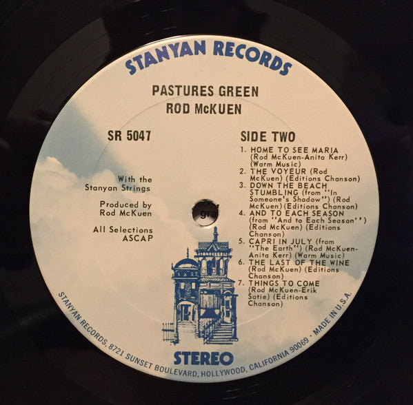 Rod McKuen : Pastures Green (LP, Comp)