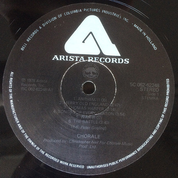 Chorale (2) : Chorale (LP, Album)