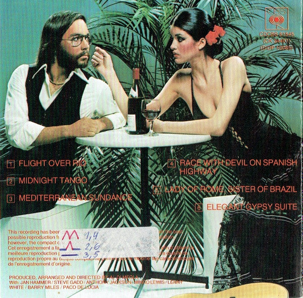 Al Di Meola : Elegant Gypsy + Land Of The Midnight Sun (CD, Album, RE + CD, Album, RE + Comp)