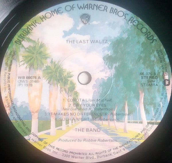 The Band : The Last Waltz (3xLP, Album)