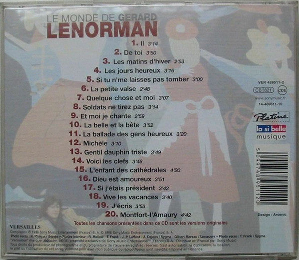 Gérard Lenorman : Le Monde De Gerard Lenorman (CD, Comp)