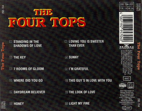 Four Tops : Motown Legends (CD, Comp)