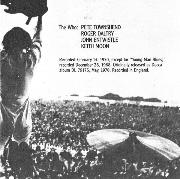 The Who : Live At Leeds (CD, Album, RE)