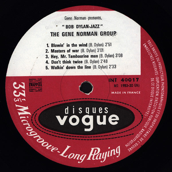 The Gene Norman Group : Dylan Jazz (LP, Mono)