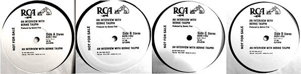 Bernie Taupin : An Interview With Bernie Taupin (2xLP, Promo)