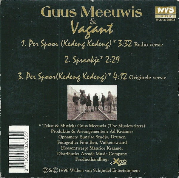 Guus Meeuwis & Vagant : Per Spoor (Kedeng Kedeng) (CD, Single)