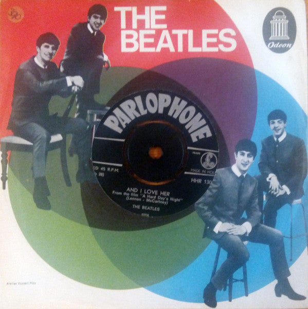 The Beatles : If I Fell / And I Love Her (7", Single, Blu)