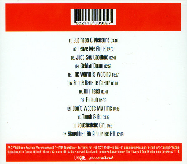 The Frank Popp Ensemble : Touch And Go (CD, Album, Dig)