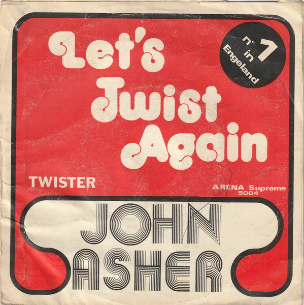 John Asher / The Ashers : Let's Twist Again (7", Single)