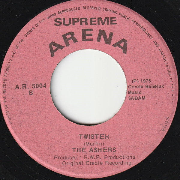 John Asher / The Ashers : Let's Twist Again (7", Single)