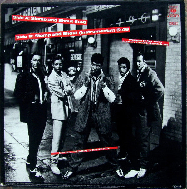 Process And The Doo Rags : Stomp And Shout (12", Maxi)