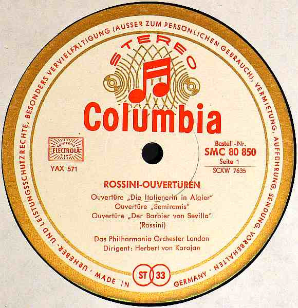 Gioacchino Rossini : Rossini Overtures (LP)