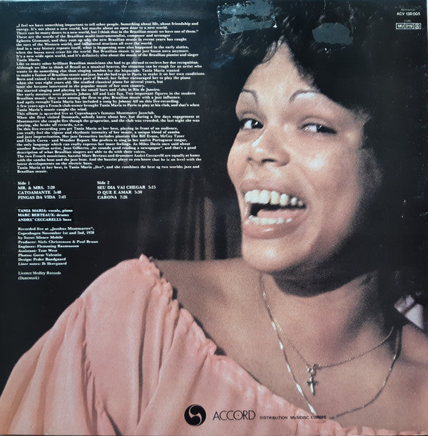 Tania Maria : Live (LP, Album)